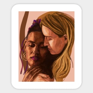 Amanita & Nomi (Sense 8) digital painting Sticker